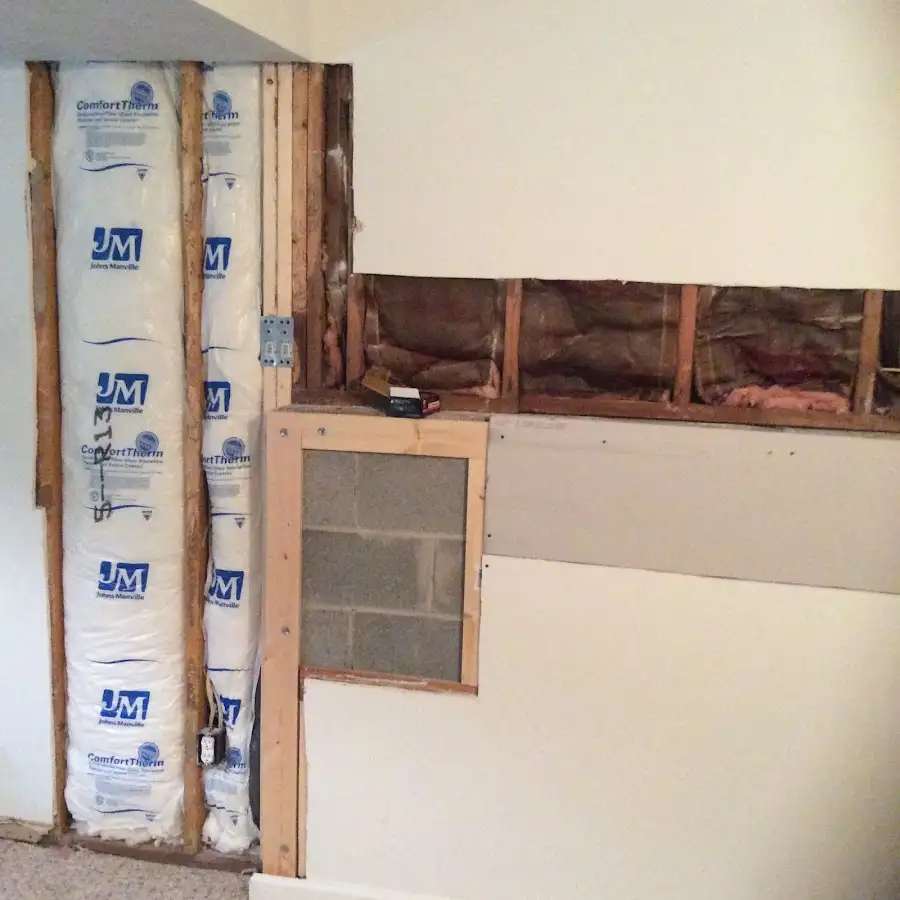 Wall insulation replacement during Structural Drying in South Daytona